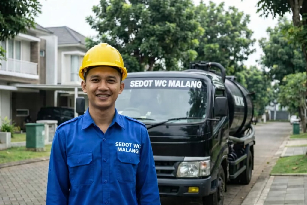 Tim Sedot WC Malang dengan armada profesional